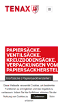 Mobile Screenshot of papiersackfabrik-tenax.de